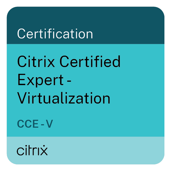 Citrix Certified Expert - Virtualization (CCE-V) logo